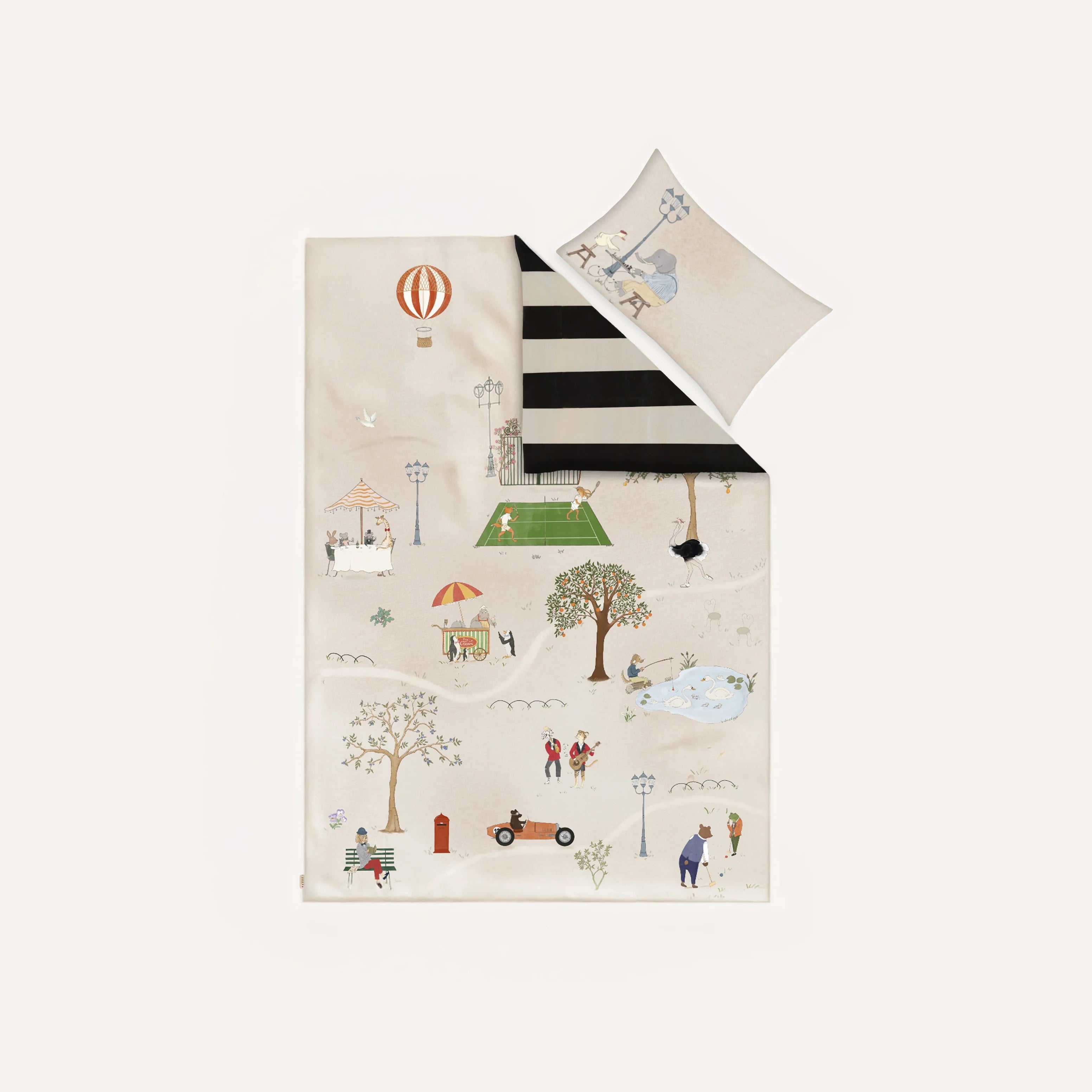 childrens duvet cover cot sheet cotton kids bed