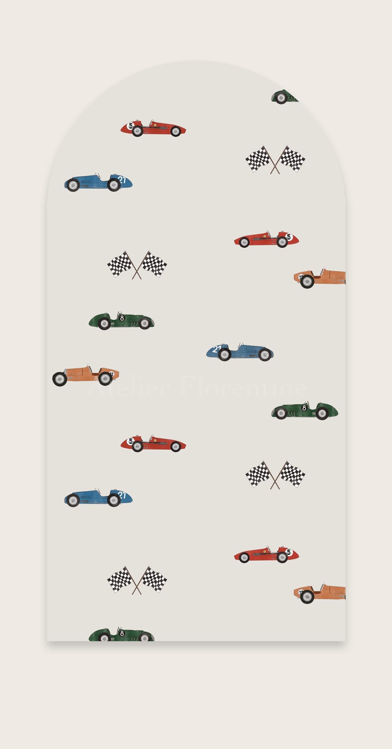 Race Cars Wall Sticker