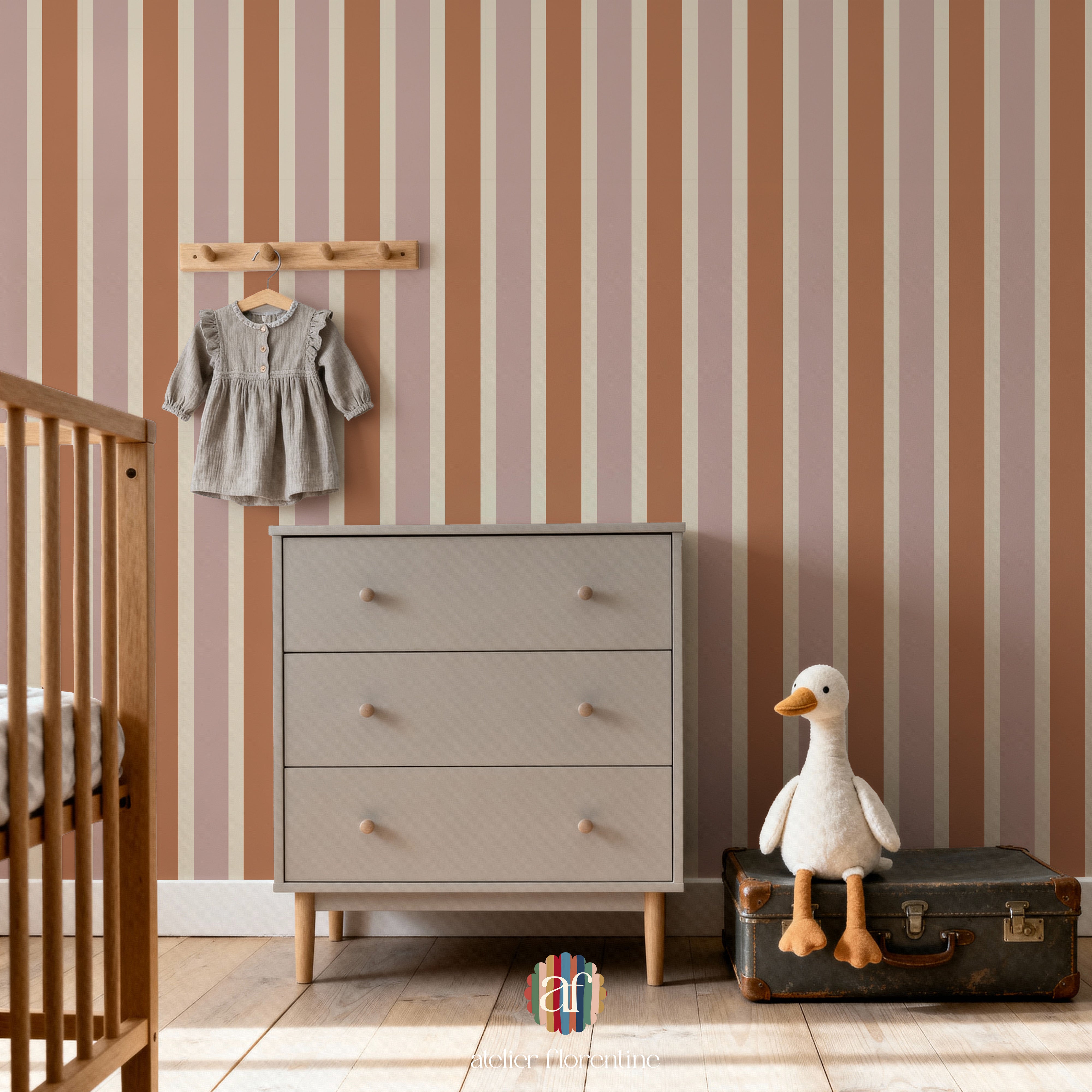 Candy Stripes Wallpaper