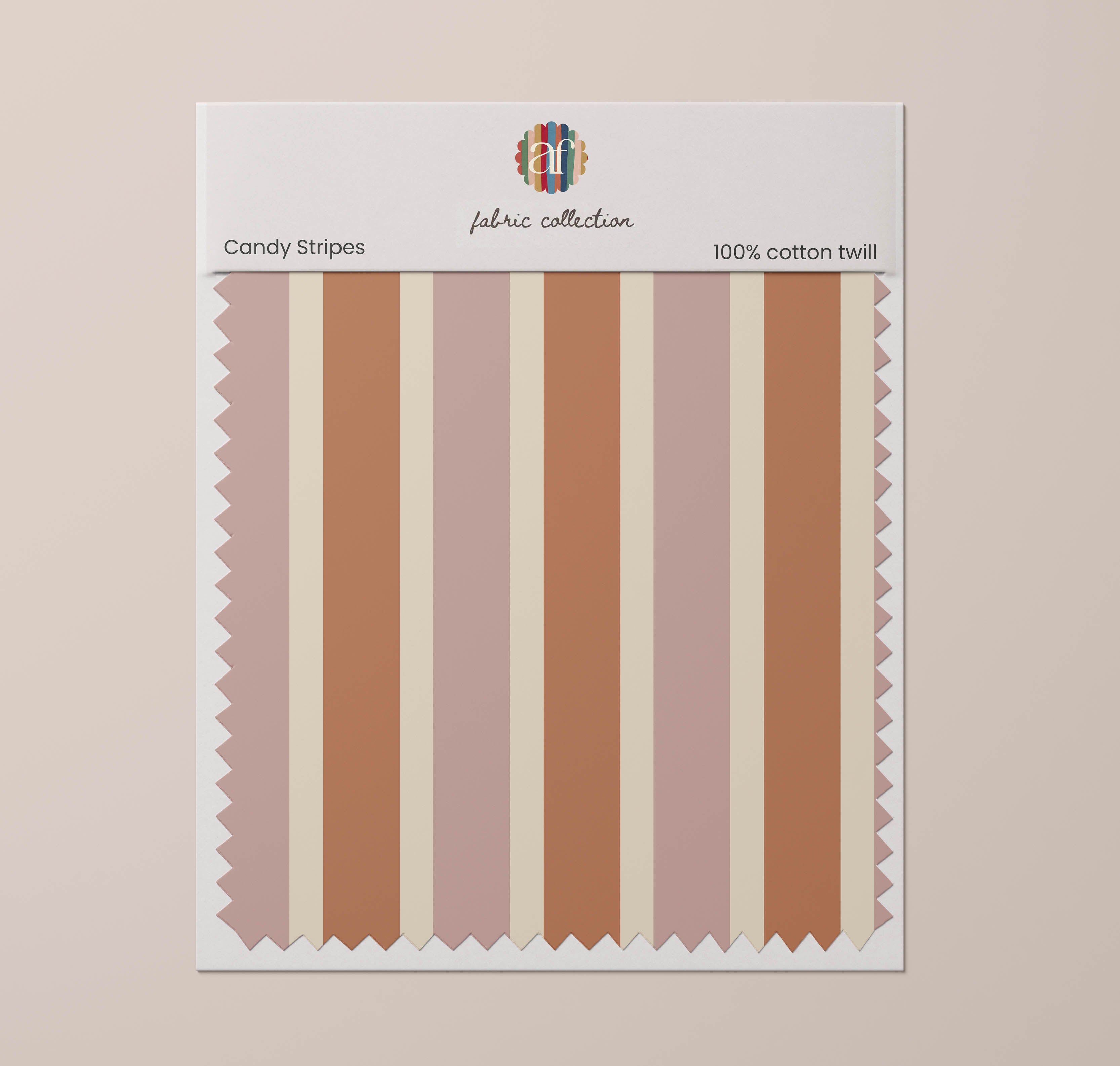 Nursery Fabric - Candy Stripes