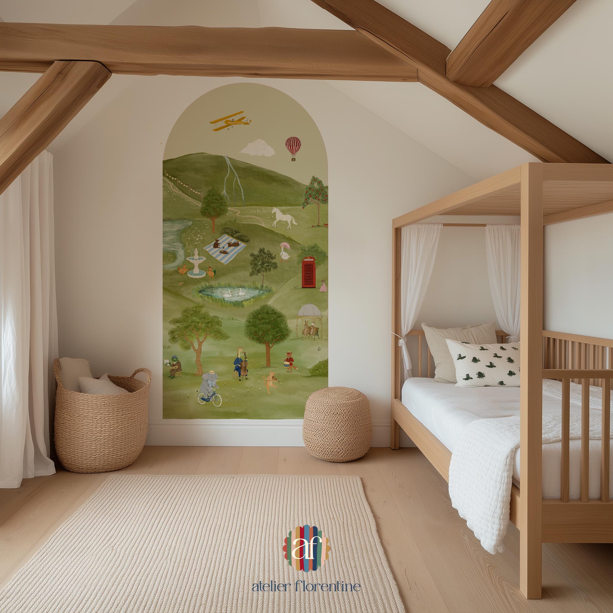 wall stickers for children, sticker peel and stick decoration nursery Lake District