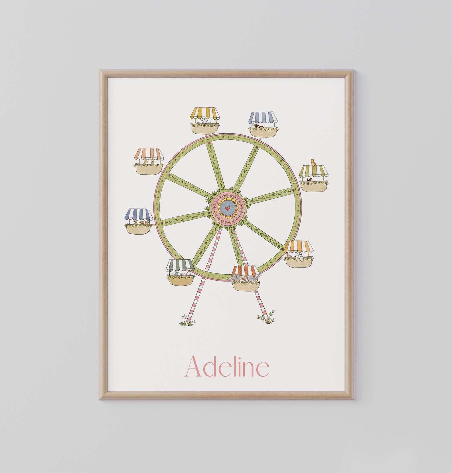 Ferris wheel poster