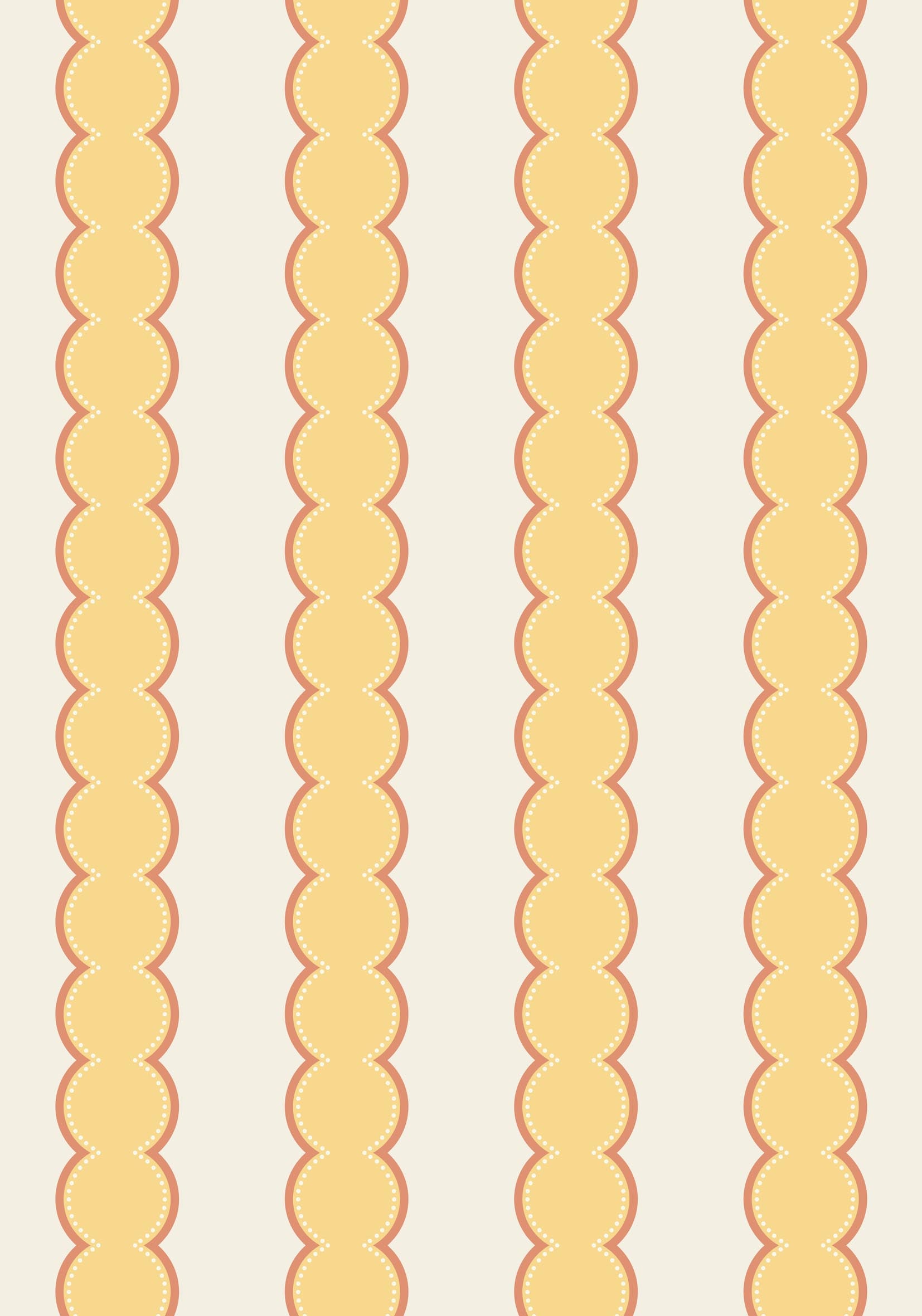 bobbin striped wallpaper yellow nursery childrens wallpapers kids decor 