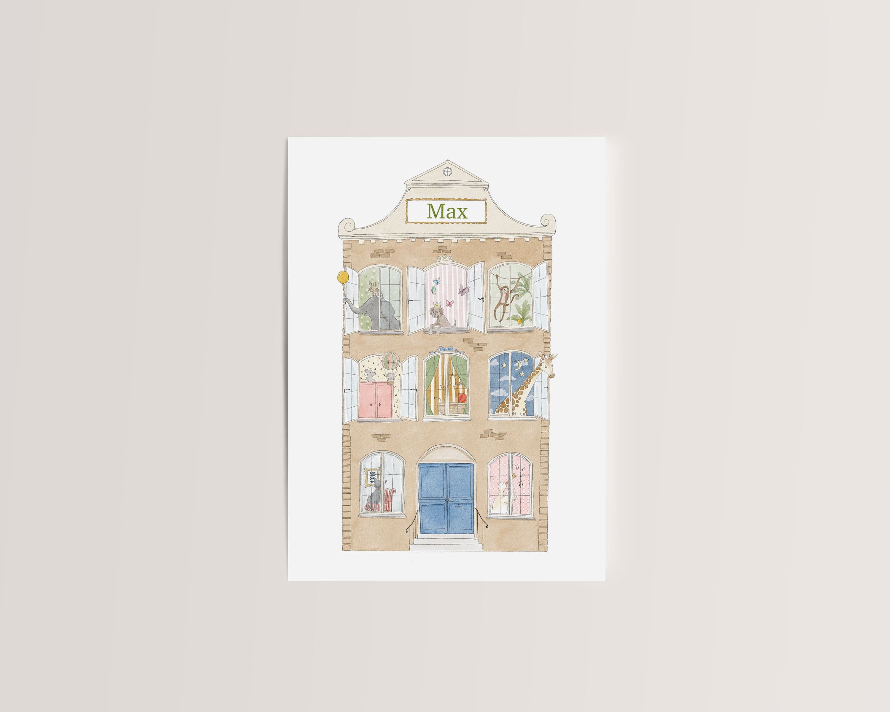 birth announcement card