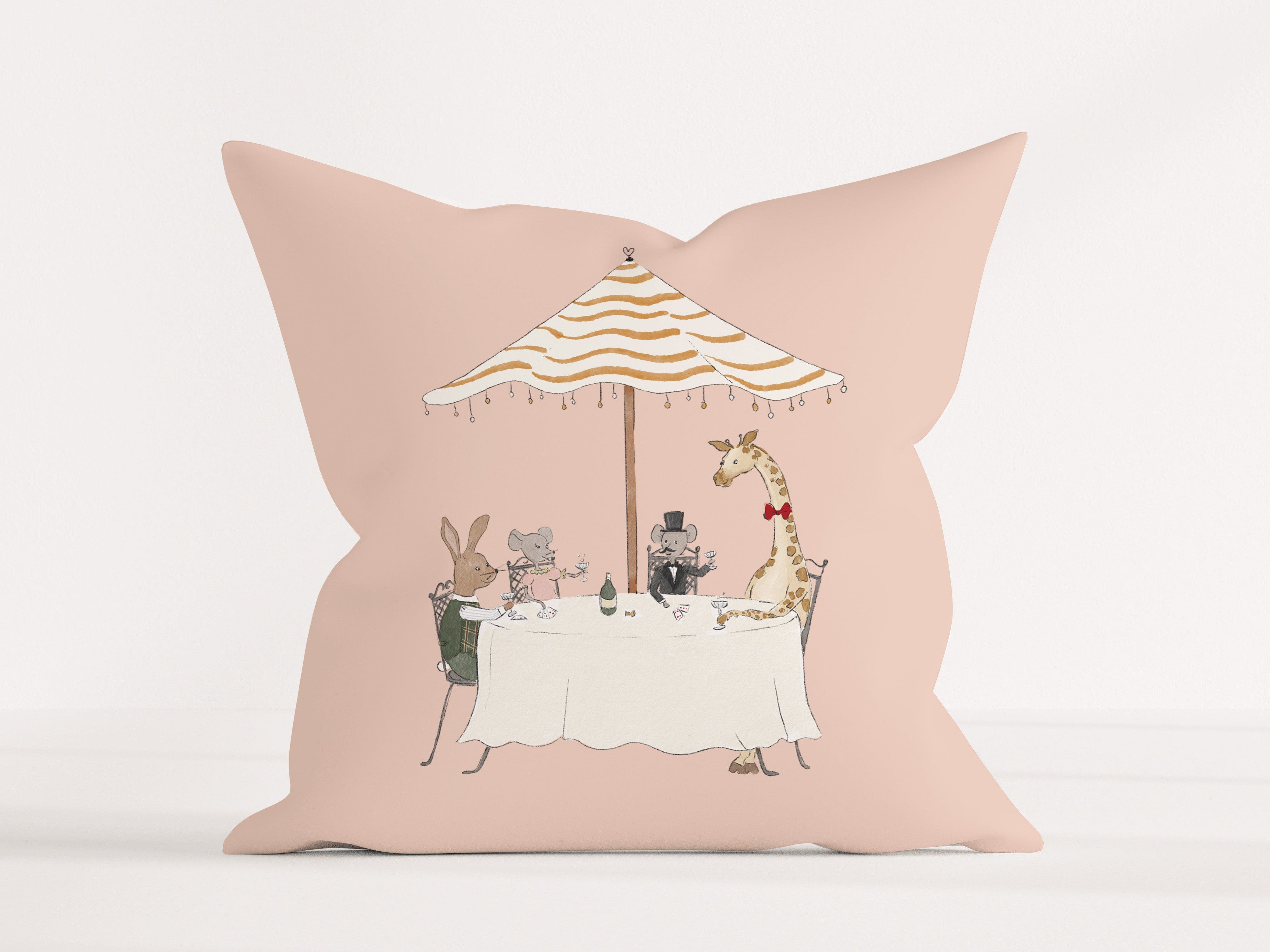 Cushion Animal tea party
