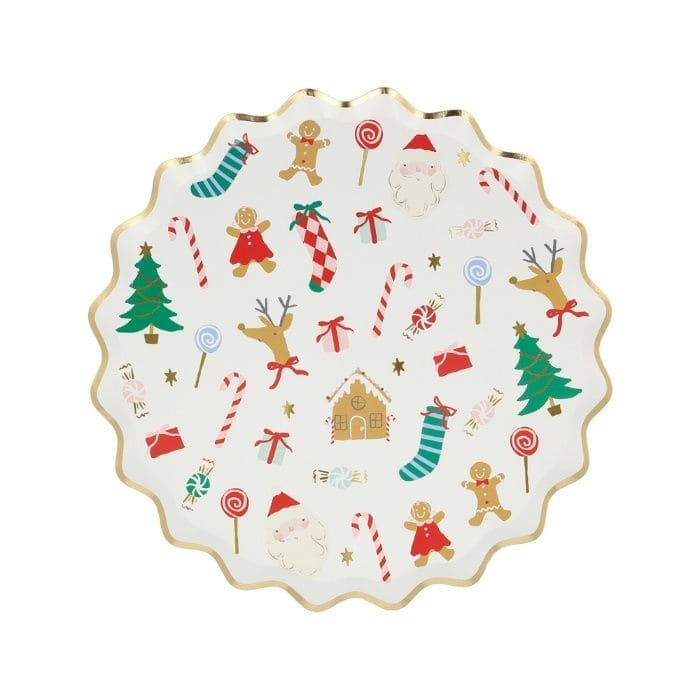Jolly Christmas Plates