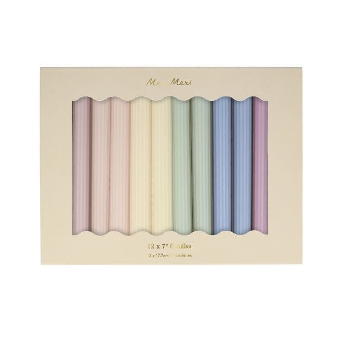 pastel candles