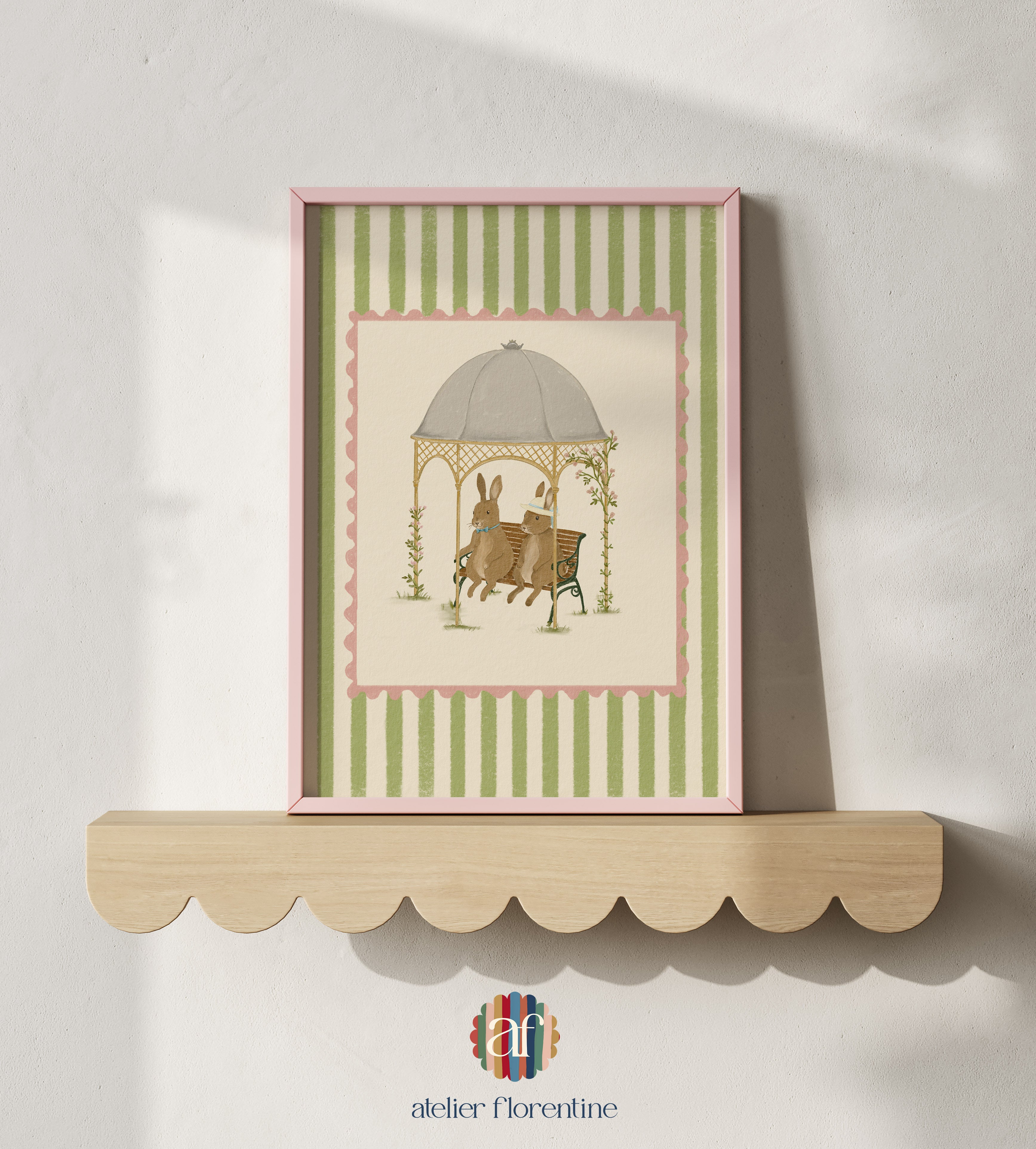 Nursery art prints posters for children duck cute decor kids room