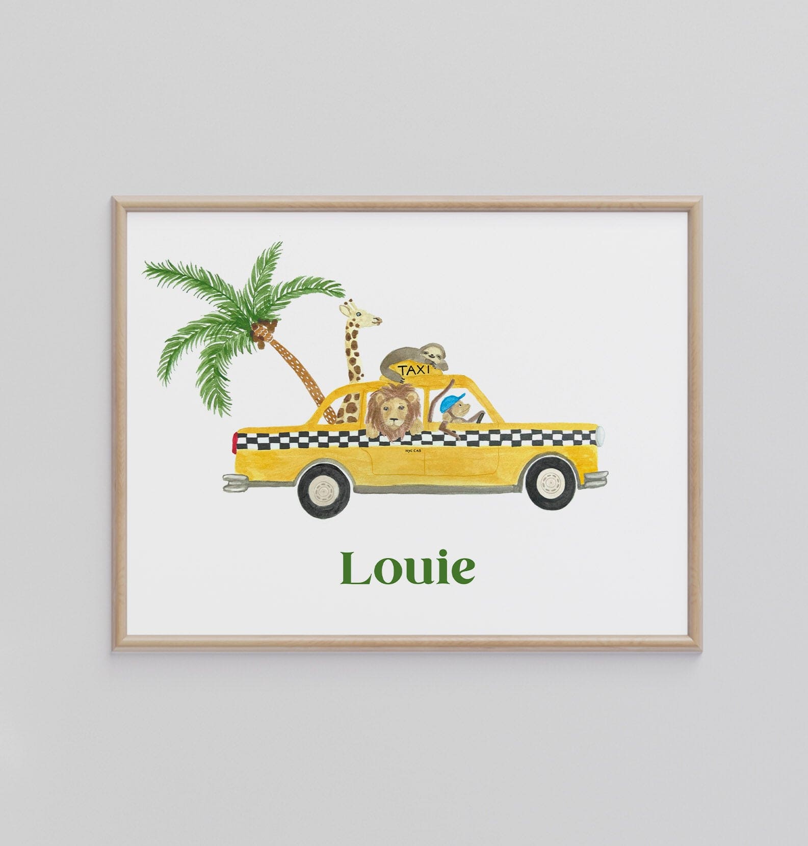 Jungle animal poster