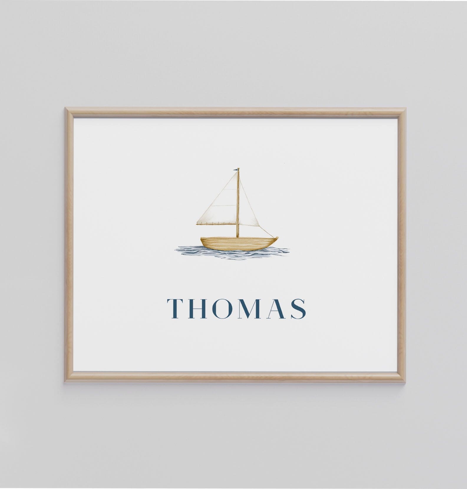 Customizable Sail boat poster