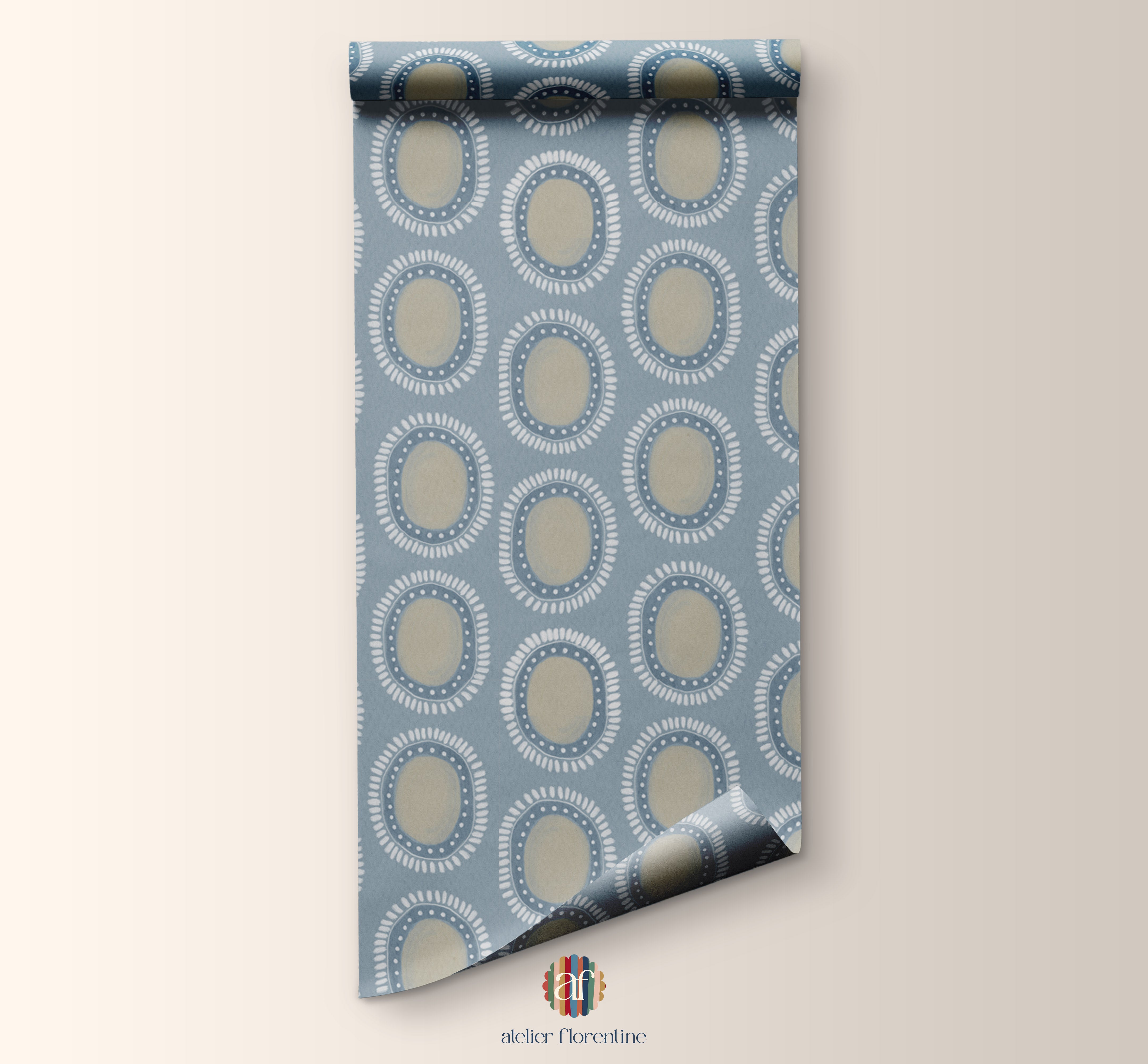 Boho nursery wallpaper childrens wallpapers bohemian neutral safari