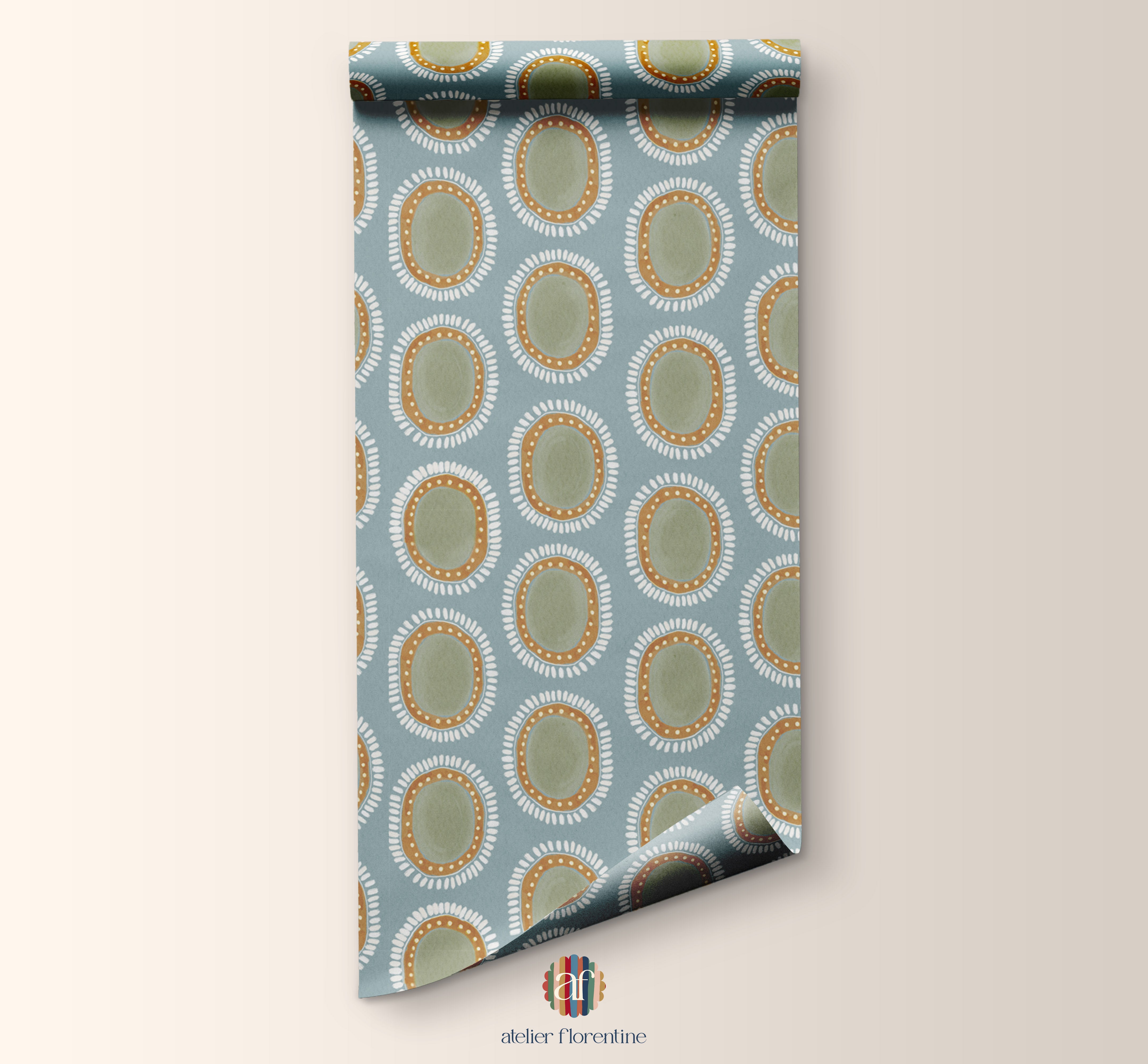 Boho nursery wallpaper childrens wallpapers bohemian neutral safari