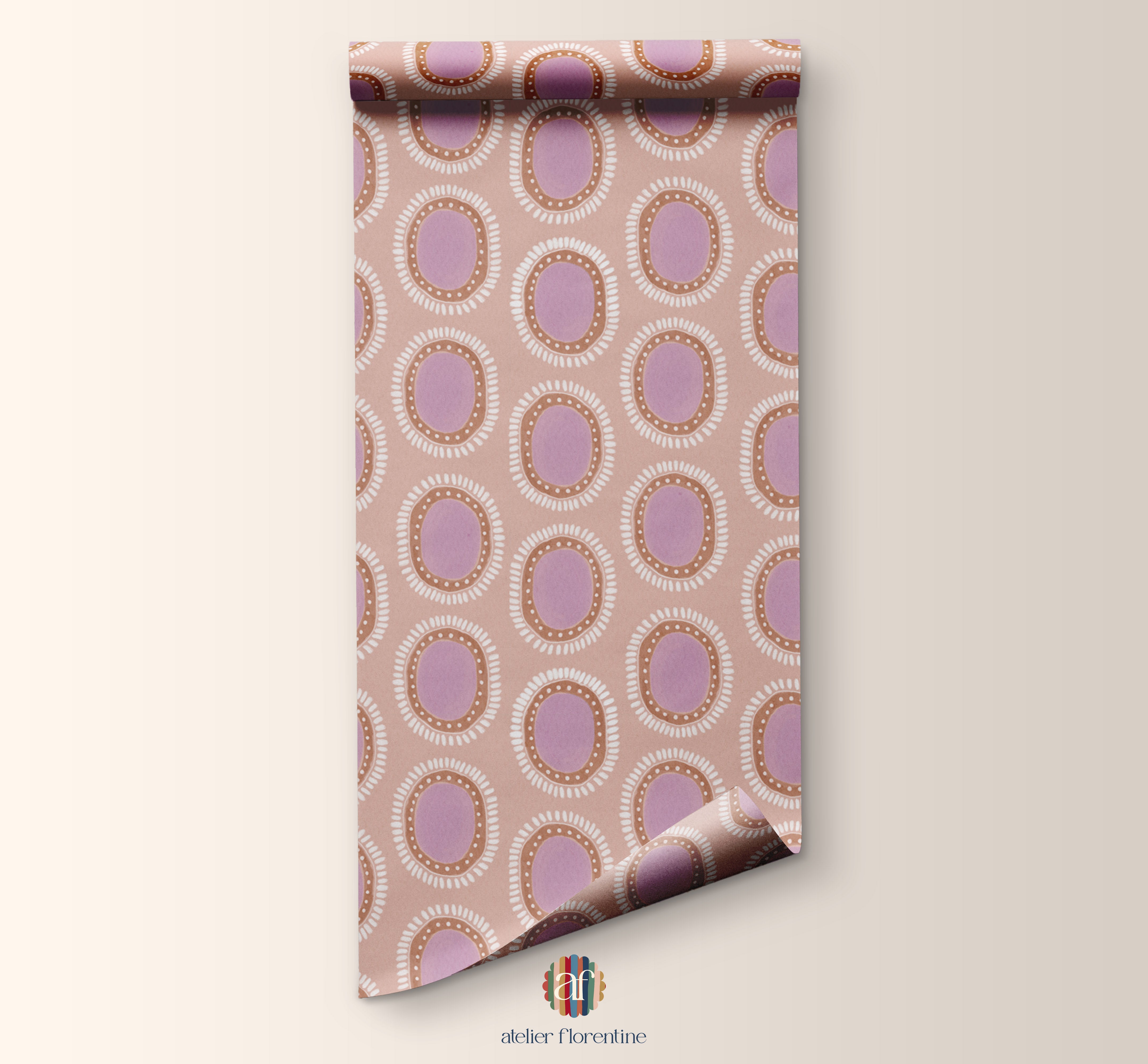 bohemian nursery children's room boho style kids decor wallpaper wallpapers